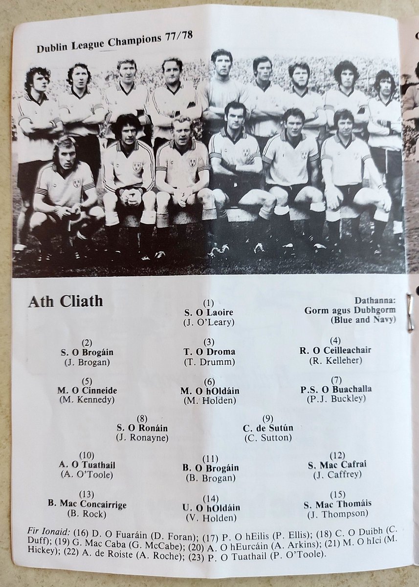 Dublin GAA Programme Collector tweet media