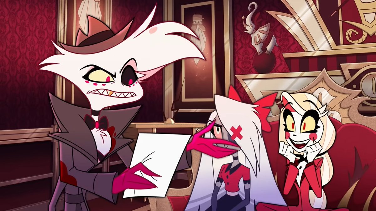 denfaminicogame's tweet photo. 海外で大人気の大人向けゲキヤバなインディーアニメ『Hazbin Hotel』2024年1月29日に配信開始
https://t.co/TxKT4wajeF

魅力的なキャラクターが沢山登場する、ドラッグや犯罪などの社会風刺にグロ、アダルト要素がふんだんに含まれているヤバめな作品。本日12月14日にシーズン1トレーラーが公開 https://t.co/5nWpYWu0Vn