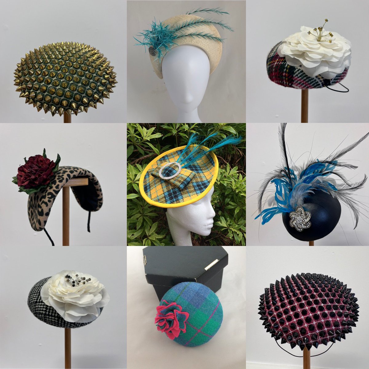My ‘Feeling Festive Fifty’ sale continues with many hats half price. Treat yourself or someone special to a fabulous hat this Christmas available from my studio until 20th (please message me if you’re visiting). Too far from Paisley? I can post - my last posting day will be 15th