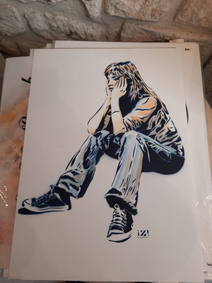 Très beau portrait de 
       #JaneBirkin 😘
       par l'épatant
   <a href="/zapata_painter/">Rénald ZAPATA</a> 🙏