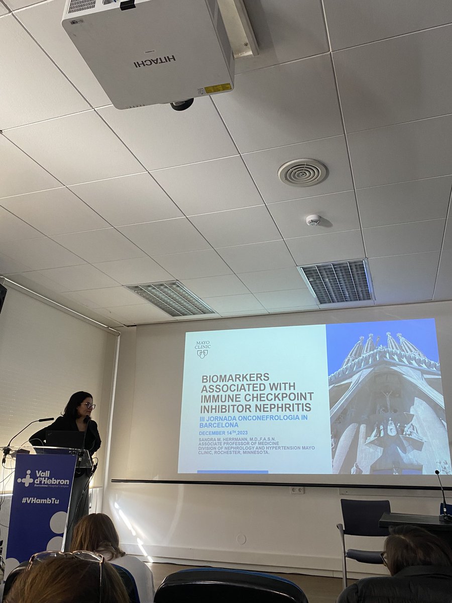casta_ju's tweet photo. Espectacular charla de la doctora @HerrmannMd en una jornada de ciencia muy productiva en la III jornada de Onconefrologia , gracias @PepaSolerR  @ClaraGCarro @vallhebron @SENefrologia https://t.co/X4s93TS0hd