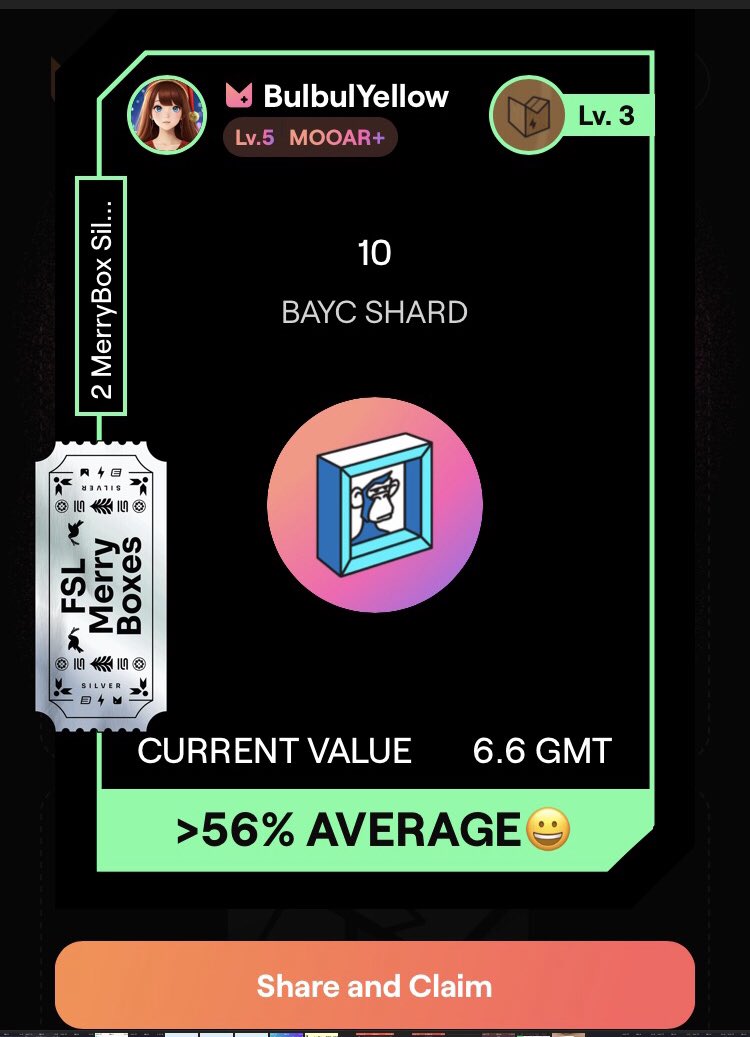 BulbulYellow's tweet photo. @TatsianaSTEPN @Stepnofficial @mooarofficial @STEPN_Su @jameswerk @Crypto30Y @CioSilv @MishaFYI @ClubSTEPNFrance @KleberSTEPN #FSLMerryBox #STEPN #MOOAR
@yomo_stepn @natsumika0627 https://t.co/8iFh82fbwg