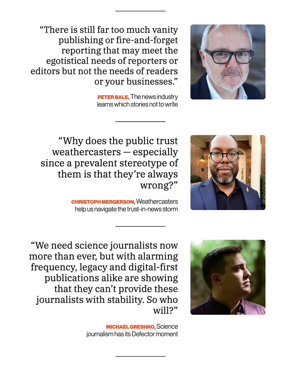 Just published another batch of Predictions for Journalism in 2024 at <a href="/NiemanLab/">Nieman Lab</a>!

Your predictors this morning: <a href="/mitrakalita/">S. Mitra Kalita</a>, <a href="/KendallTrammell/">Kendall Trammell</a>, <a href="/kerriprx/">Kerri Hoffman</a>, <a href="/oliverdarcy/">Oliver Darcy</a>, @basilesimon, <a href="/JesseHolcomb/">Jesse Holcomb</a>, <a href="/PeterBale/">PeterBale</a>, <a href="/colorofresearch/">Christoph Mergerson, Ph.D.</a>, and <a href="/michaelgreshko/">Michael Greshko</a>.

niemanlab.org/collection/pre…