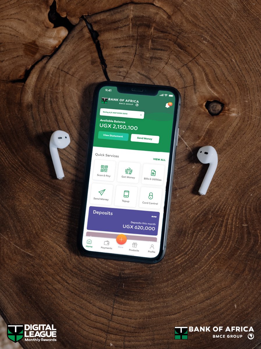 BankOfAfrica_Ug's tweet photo. Banking so easy, you can do it with one earbud in.
Keep swiping, tapping, and securing your transactions on our digital channels for your chance to score in the BOA Digital League.
#DigitalLeague #bankonBOA https://t.co/RHPs6K6xlk
