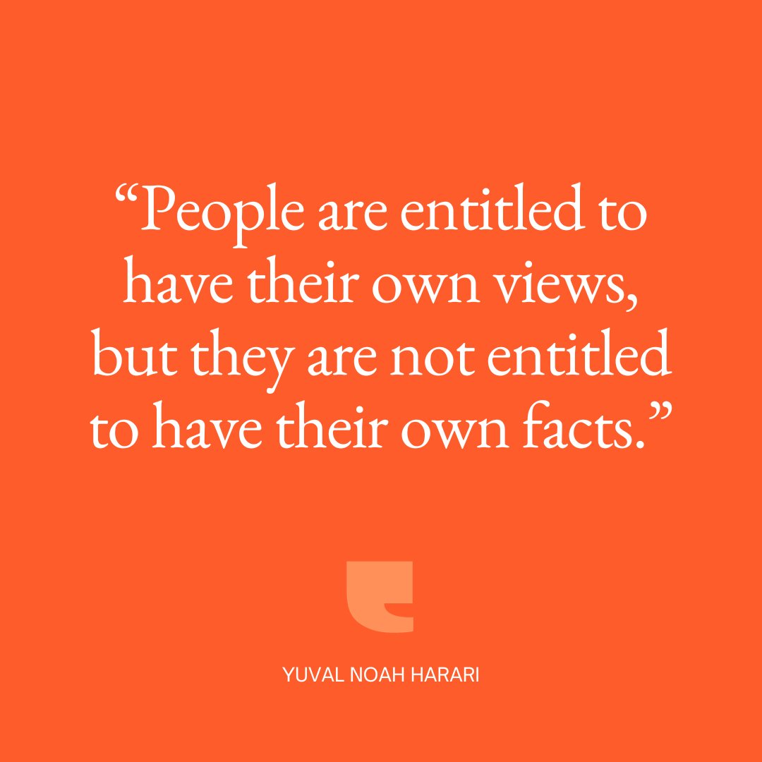 In today's noisy world, so many opinions are expressed all around us. Having views on things often shows that you care, and a healthy debate can widen our perspective. But it's important for opinions and arguments to be based on facts that can be scientifically validated, as far