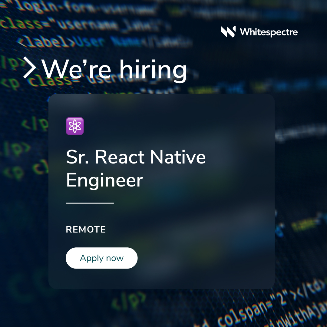 🌟 We’re hiring! 🌟 Are you a Senior React Native Engineer looking to ...