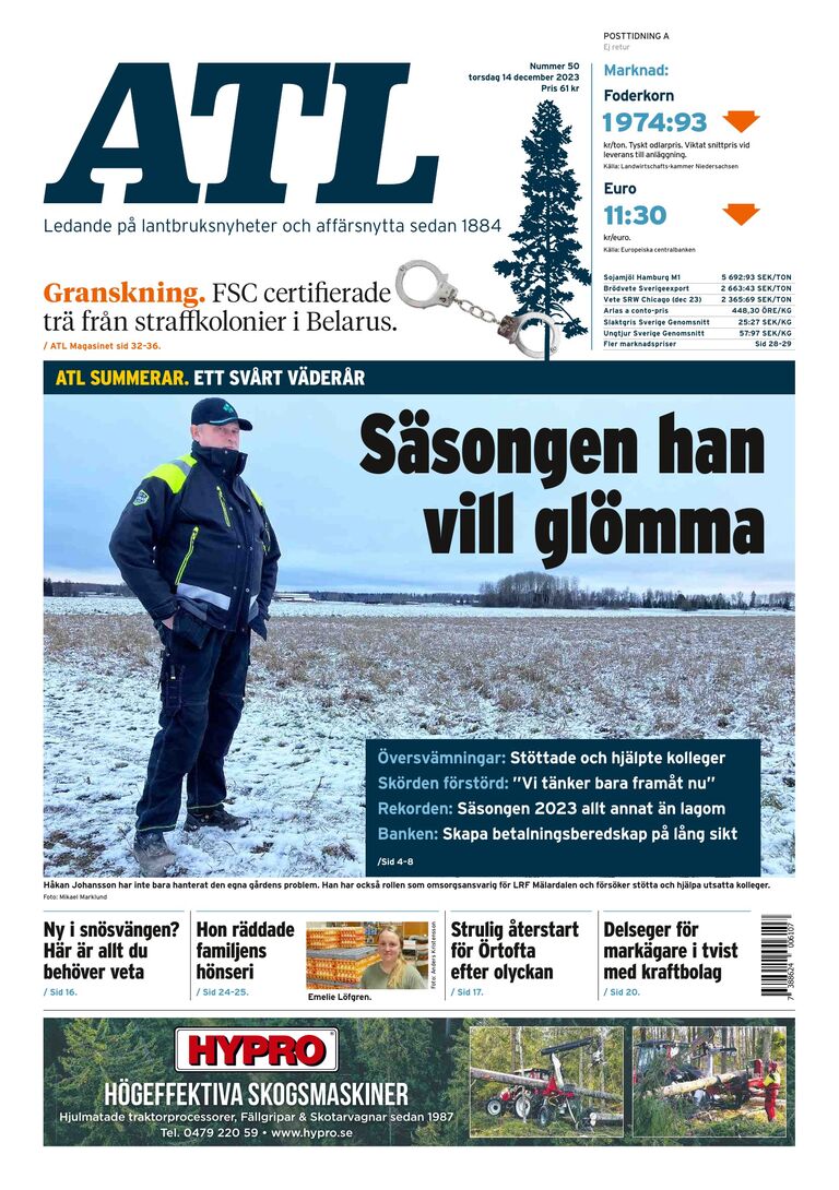 Ny e-tidning ute🗞️
🔷Vattnet står fortfarande högt i Sala
🔷Det behöver du för att ge dig in i snösvängen
🔷Trä från straffkolonier certifierades av FSC
LÄS DEN HÄR: atl.nu/etidningen