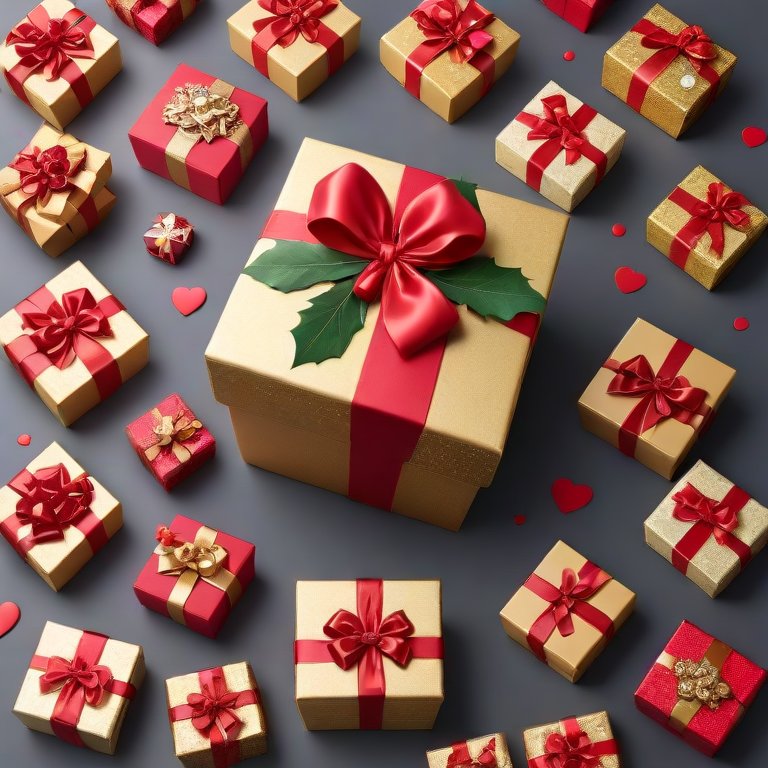 クリスマス商戦🎄
ギフト市場が盛り上がる時期
気持ちが一番大事ではありますが、ラッピングされてると嬉しいですね🎁
#マーケティング #ラッピング
#クリスマス商戦 #クリスマス
#AIphotograph #AIArtwork 
#フリー素材