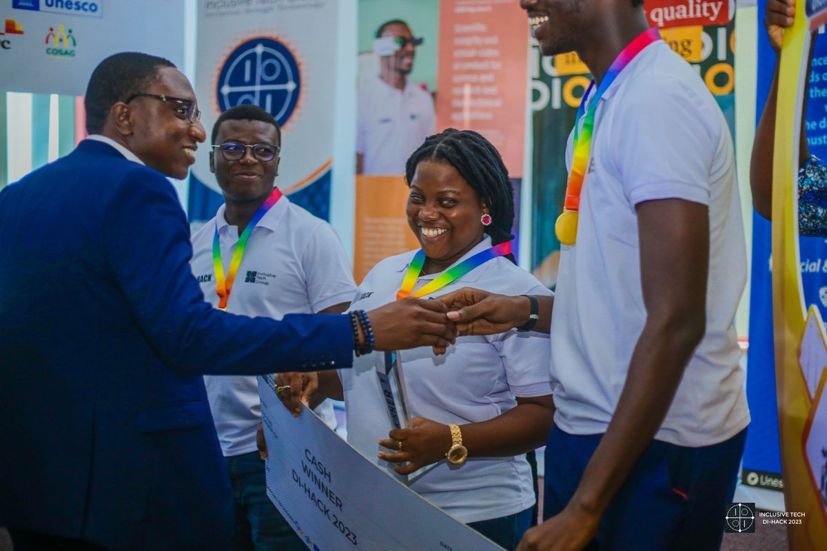 #TBT let's throw back to the Disability inclusive Hackathon ( Dihack 2023) organised by <a href="/inclusivetechg/">Inclusive Tech Group</a>  and proudly sponsored by  <a href="/COSAG9/">COSAG</a> <a href="/UnescoGhana/">UNESCO Ghana</a> <a href="/PwCGhana/">PwC Ghana</a> and <a href="/googleafrica/">Google in Africa</a> . Congratulations to Team Hexohub for emerging winners 🏆.
