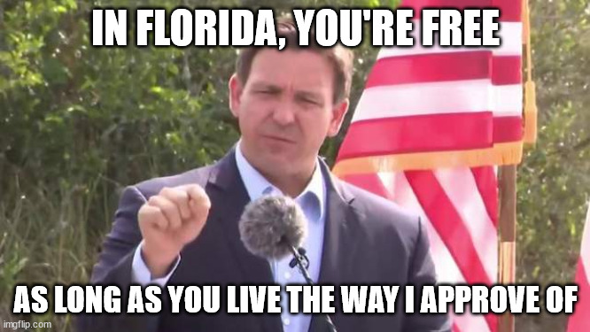 stantherunner's tweet photo. @BryanDGriffin @RonDeSantis #FloridaIsNotFree
But #RonDeFascist does not "serve" Florida, he "rules" it! https://t.co/iMCtv2tvhh