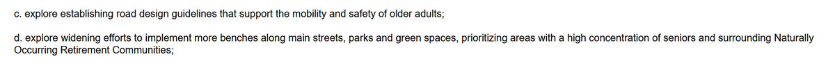 Walk_TO's tweet image. Motion on "Naturally Occurring Retirement Communities" by @JoshMatlow includes calls for road design guidelines that support senior mobility, and more benches #sitTO secure.toronto.ca/council/agenda…