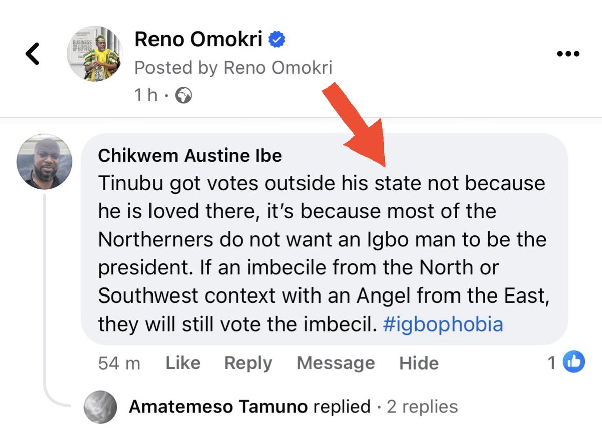 Reno Omokri tweet media