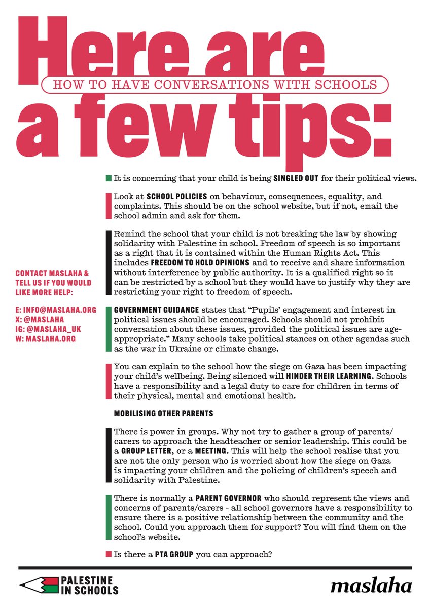 From the river to the sea is a chant that is heard across the world

But this expression of freedom is under attack and schools are encouraged through policies like #Prevent to view those who chant this as threatening

Below we explain why we must protect our right to be heard