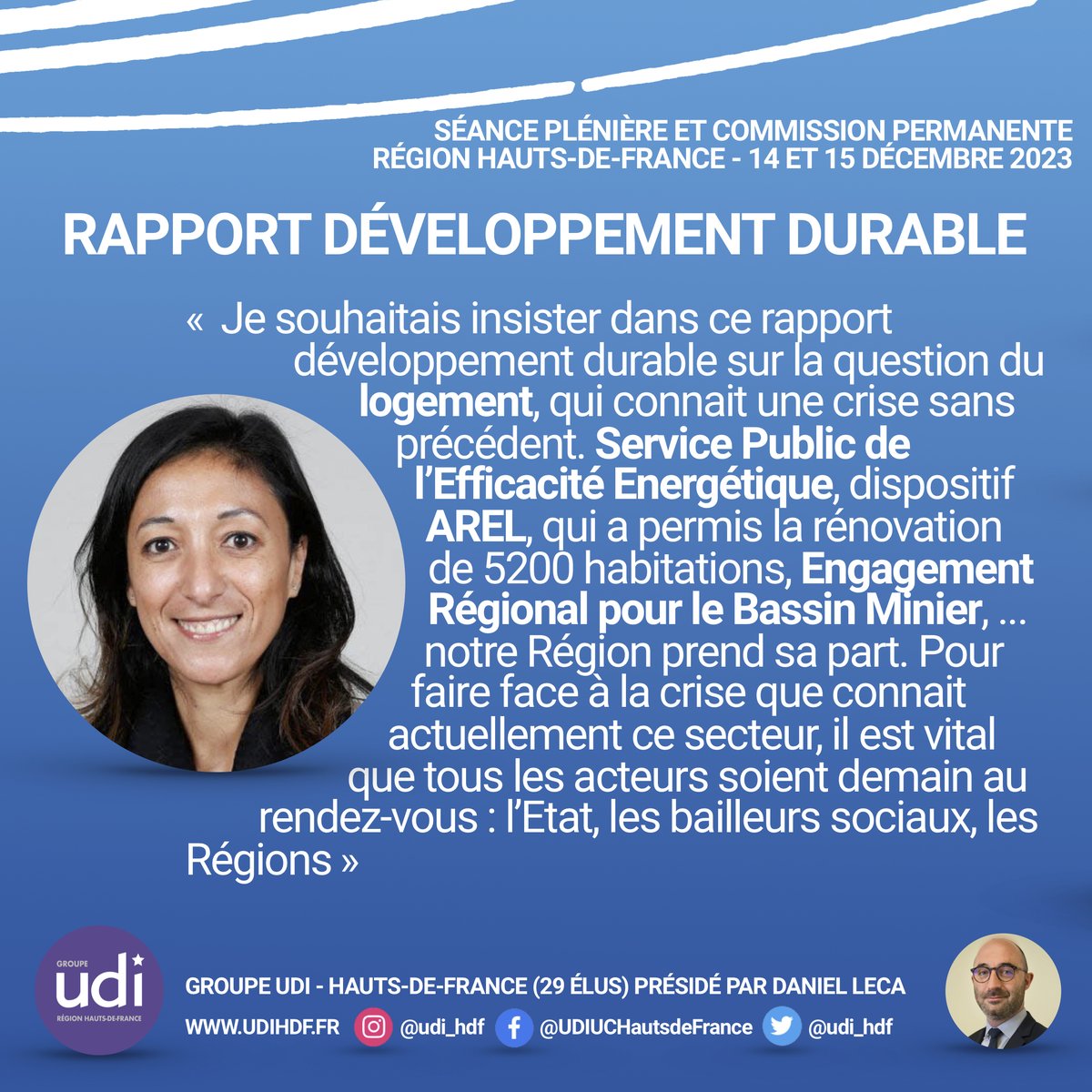 Groupe UDI Hauts de France (@udi_hdf) on Twitter photo #directHDF Notre élue <a href="/amel_gacquerre/">Amel GACQUERRE</a>, par ailleurs Sénatrice du Pas-de-Calais, souhaitait à l'occasion du Rapport Développement Durable #hautsdefrance 2022 insister sur la question du #logement, qui connait une crise sans précédent. #directHDF Notre élue <a href="/amel_gacquerre/">Amel GACQUERRE</a>, par ailleurs Sénatrice du Pas-de-Calais, souhaitait à l'occasion du Rapport Développement Durable #hautsdefrance 2022 insister sur la question du #logement, qui connait une crise sans précédent.
