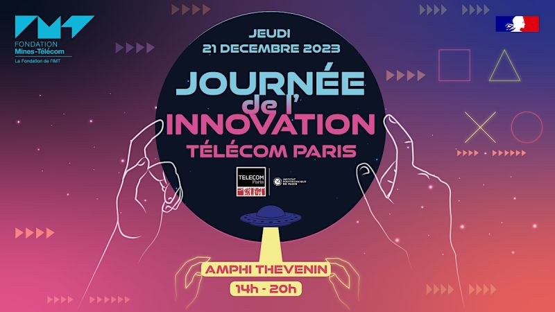 📢@telecomparis organise la journée de l'#Innovation, en partenariat avec la @FondationMT. 📅 Jeudi 21 décembre à 14h ➡️Table ronde, remise de prix & pitch de 5 start-up à @IncubTelecom, en présence de @cedric_o. Je m'inscris🔗bit.ly/JI_23