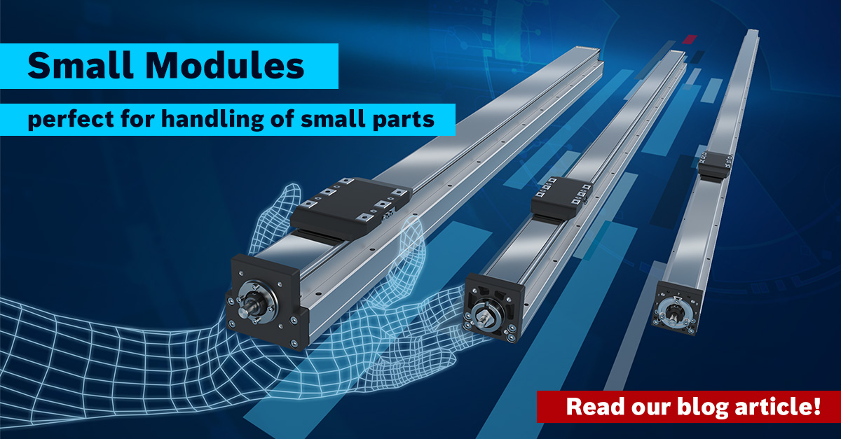 Would you like to make your small parts handling easier, faster and more cost-efficient? Or electrify complex pneumatics?
Read about the ultra-compact linear modules #SmallModules in our blog: bit.ly/3KkvbUw
#LinearMotionTechnology #LinearModules
#BoschRexroth