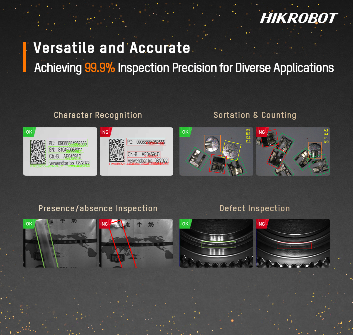 Hikrobot1's tweet image. Have you ever wondered how your #Christmasgifts arrive at your hands so perfectly wrapped? 🎄🎁Hikrobot's new AI-powered #visionsensor, SC3000X,  can fit in tight spaces with compact size and 180° rotatable tail cable.  
hikrobotics.com/en/machinevisi…
#machinevision #hikrobot #camera