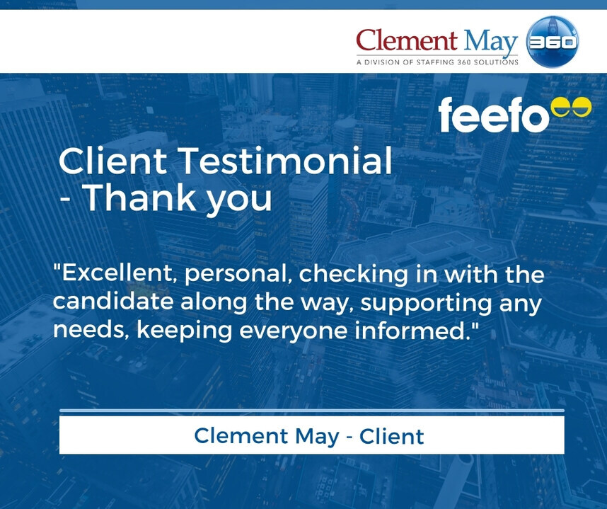 ClementMay's tweet photo. Sharing this feedback to highlight the team at Clement May, who received this gracious feedback from a candidate. 👏

Connect with our team today and find out how they can support you. 📨

#recruitment #feedback #recruiting #feefo #hiring https://t.co/shxIIwgtHd