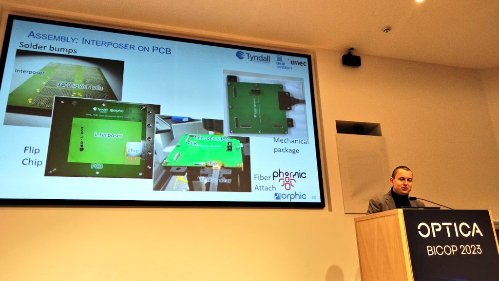 The PHORMIC Project (@phormic_eu) on Twitter photo <a href="/WimBogaerts/">Wim Bogaerts</a> of <a href="/PhotonicsUGent/">Photonics UGent</a> presents the work of the PHORMIC and <a href="/H2020_Morphic/">H2020 MORPHIC</a> projects on large-scale programmable photonics at #OpticaBICOP23 in London. How can programmable photonic chips boost the use of micro-scale light in a diverse range of applications. <a href="/WimBogaerts/">Wim Bogaerts</a> of <a href="/PhotonicsUGent/">Photonics UGent</a> presents the work of the PHORMIC and <a href="/H2020_Morphic/">H2020 MORPHIC</a> projects on large-scale programmable photonics at #OpticaBICOP23 in London. How can programmable photonic chips boost the use of micro-scale light in a diverse range of applications.