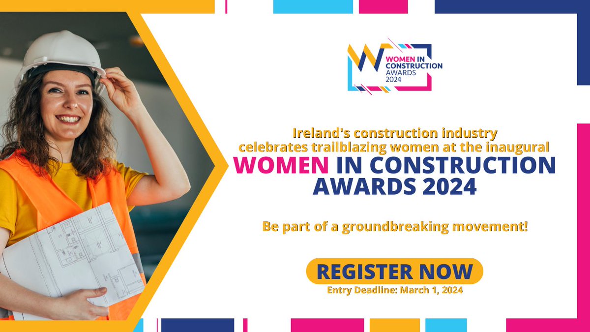 Join us on June 6, 2024, at the Crowne Plaza Hotel, Santry, to celebrate the outstanding achievements of trailblazing women in the construction industry. Be part of the movement driving positive change. Register now: landing.businessriver.com/Women-in-Const…