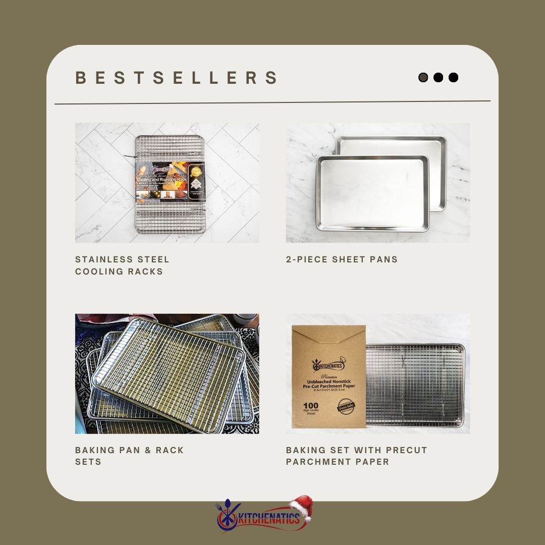 MyKitchenatics's tweet image. ⛄️❄️ Baking up some holiday cheer? Our Deluxe Baking Sets are everything you need to whip up festive treats!  Get yours today at a special holiday price! ➡️kitchenatics.com/preholidaysale
#KITCHENATICS #wemakecookingeasier #amazonfinds #bakewithKITCHENATICS #HolidaysAreHere #ShopNow