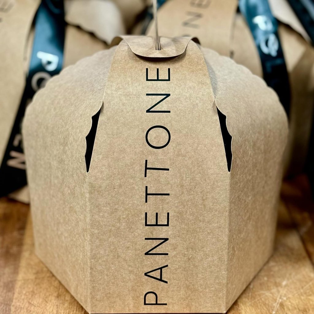Panettone • The Pollen Naturally Leavened Panettone is available now to order through our Webshop for collection on 23rd or 24th of December. Also available from both bakeries very soon. Webshop link in bio