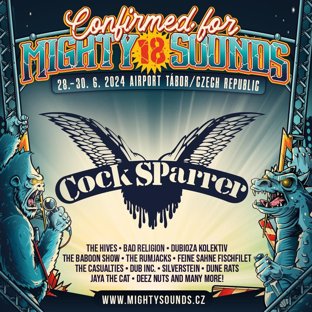 MightySounds's tweet image. 🔥 @cocksparrer at #Mighty2024 🔥

➖➖➖

🎫 Tickets 👉 1url.cz/@ms24en  🎫

➖➖➖

📍 Mighty Sounds 2024
📅 June 28-30, 2024
🇨🇿 Tábor, CZ
🌐 MightySounds.cz
