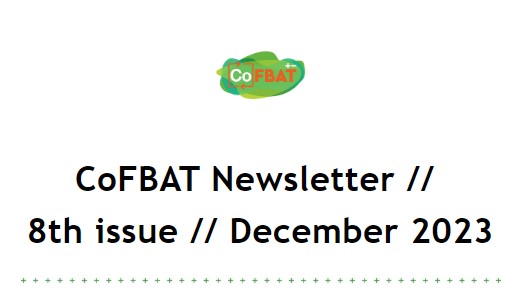 📣 The December issue of CoFBAT's newsletter is hot off the press! 🗞️

✨ Check out the coordinator's introduction and dive into the latest updates, news, and more!

🔍 Read it here: shoutout.wix.com/so/61OloOw3b?l…

#newsletter #cobaltfree #batteries