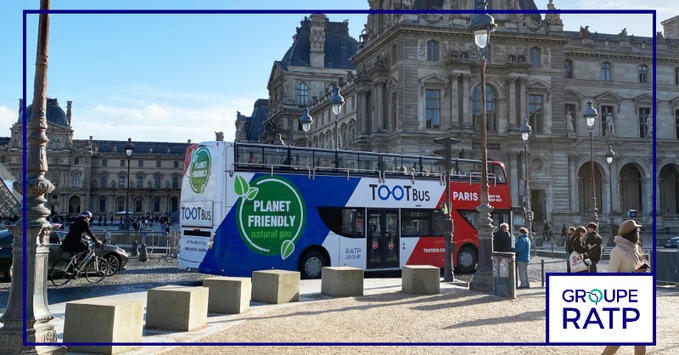 RATPGroupe_IDF's tweet photo. [#MobilitéDurable] 🌍 De Bath à Londres en passant par Paris et Bruxelles, #Tootbus, filiale #RATPDev, renforce le leadership du #groupeRATP dans le tourisme urbain écologique avec le déploiement de sa nouvelle flotte de bus électriques. Plus d’info ⤵️
https://t.co/nf5TsStBCp https://t.co/vqbvmNf61J