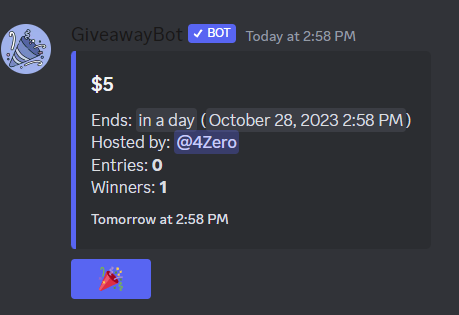 aannihil's tweet photo. Hosting daily $5 Cash giveaway on my discord server, Server link - https://t.co/FHt9ZCRMke  Req - to do like and retweet this post to enter, that's it.
#Giveaway #dailygiveaway #CryptoGiveaway #Cashgiveaway https://t.co/fS2FuC1faM