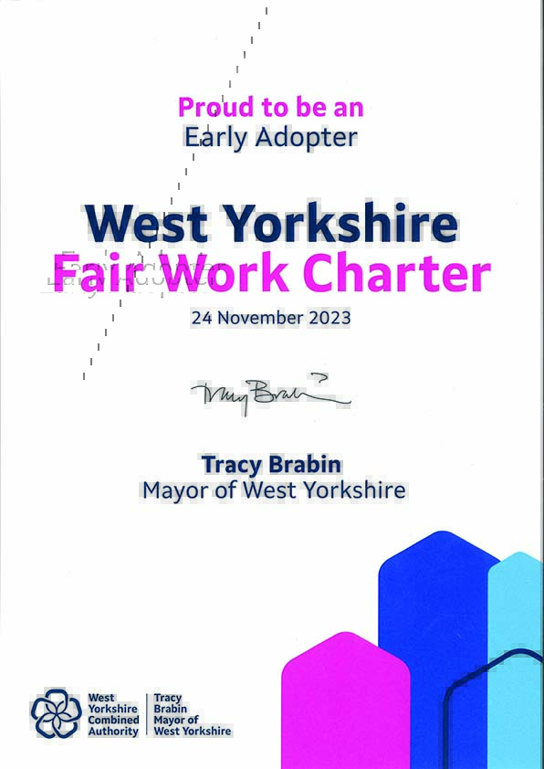 Christeyns UK (@christeynsuk) on Twitter photo The West Yorkshire Fair Work Charter is an ambitious new initiative to support and celebrate the great employers across our region.
We were delighted to recently receive an Early Adopter certificate for our commitment to the initiative ๐
#westyorkshire <a href="/MayorOfWY/">Tracy Brabin, Mayor of West Yorkshire</a> The West Yorkshire Fair Work Charter is an ambitious new initiative to support and celebrate the great employers across our region.
We were delighted to recently receive an Early Adopter certificate for our commitment to the initiative ๐
#westyorkshire <a href="/MayorOfWY/">Tracy Brabin, Mayor of West Yorkshire</a>