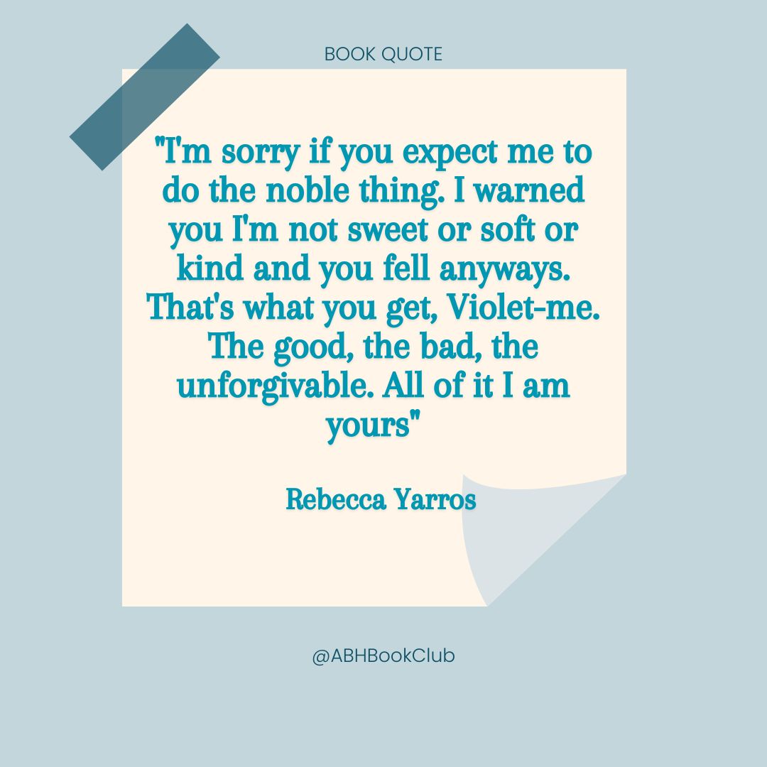 ABHBookClub's tweet photo. There's hardly any better book romance than that between Xaden and Violet. This quote about his imperfections is quite simply, perfect. 

What are some of your favourite book romantic quotes?

P.S: You should definitely check out the Empyrean series

#Romance #romancebooks #book https://t.co/EgOGin9nGL