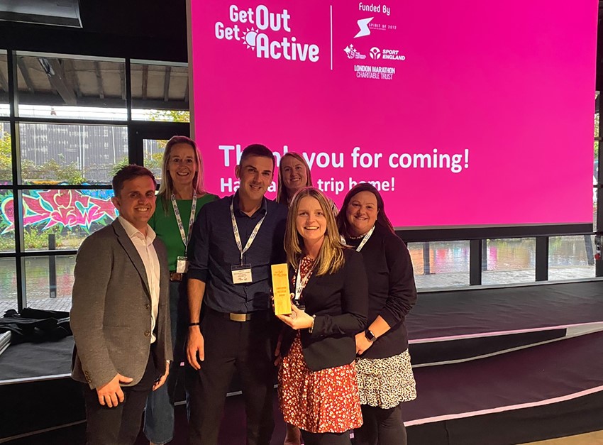 GetActiveGOGA's tweet photo. At our #GOGACelebration2023 event in October, we recognised how partners have embedded #GetOutGetActive principles in their work. They have continued to show how #TheGOGAWay can help organisations to do things differently. Read about @AmberValleyBC: 

https://t.co/YwDRL2WS14 https://t.co/tU8ibr2aA3