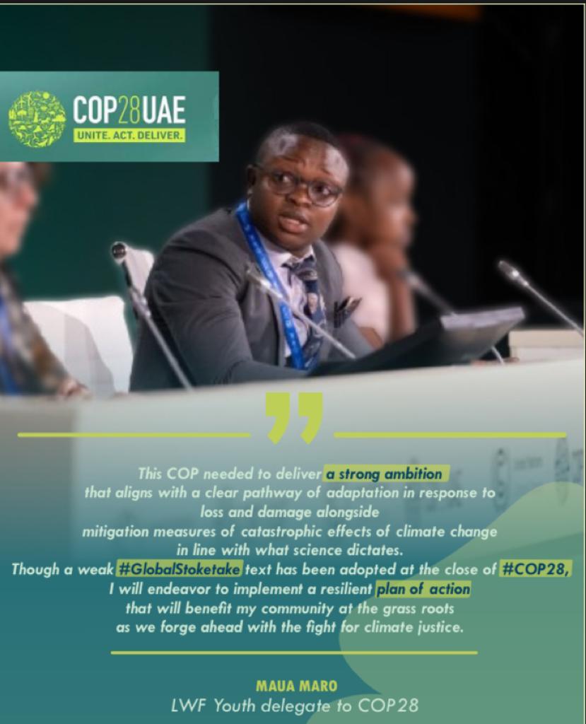 MaroMaua's tweet photo. This is My partying Shot ..#COP28UAE 
#CreationNotForSale
#ClimateJustice @LWFAdvocacy @COP28_UAE https://t.co/JxSdotlWQd