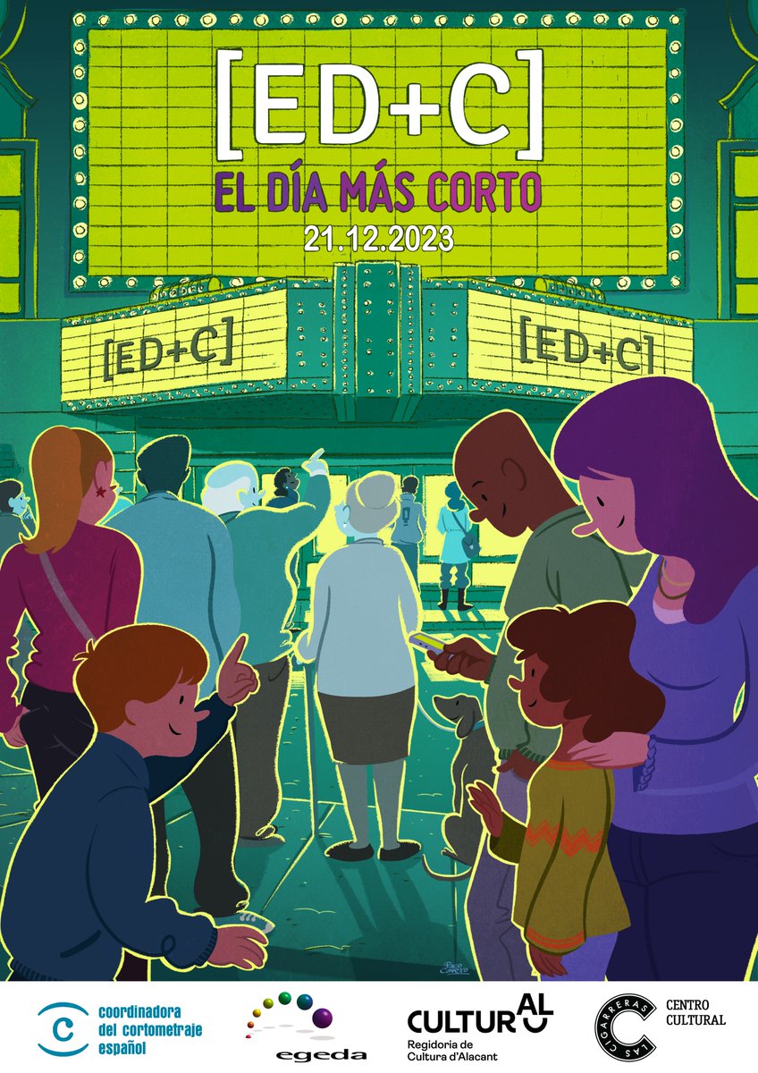 Están listos para disfrutar de grandes historias ?
Gracias al apoyo de nuestros colaboradores, distintos puntos de España serán cede de tan maravillosa proyección.

📆 Fecha: 21 de diciembre
info: eldiamascorto.com