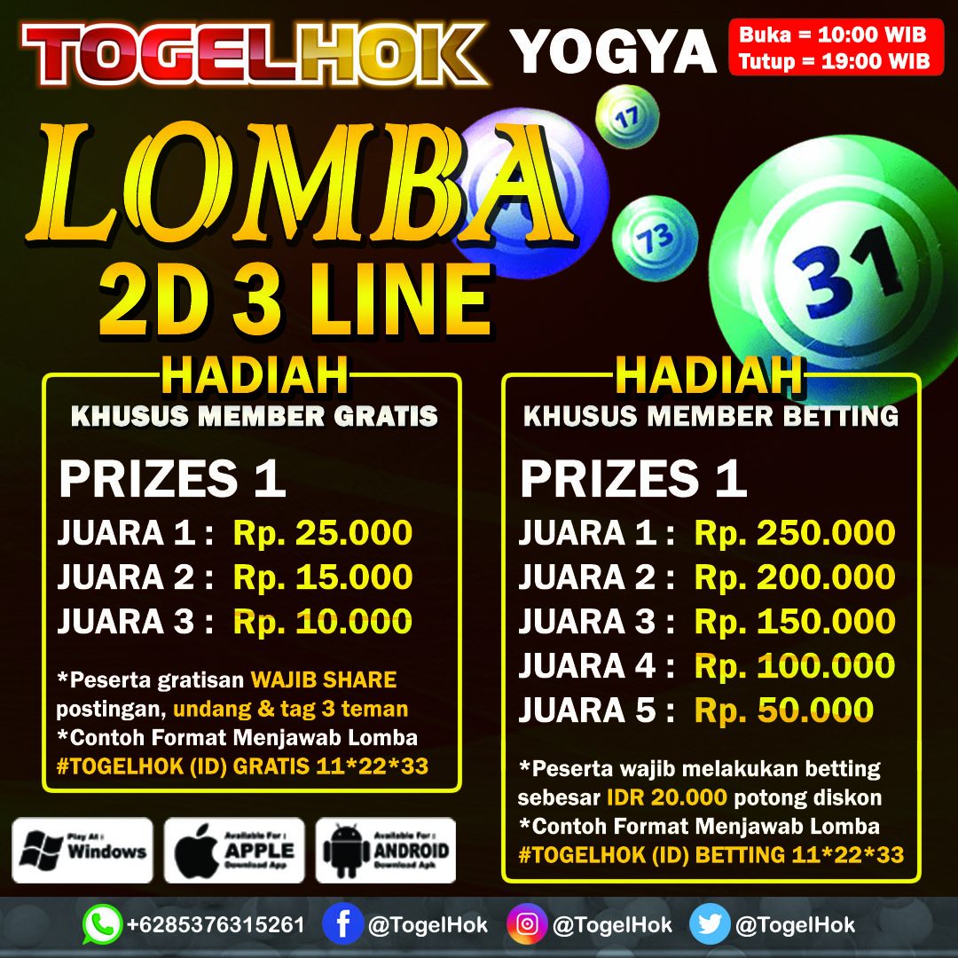 diraantasyah's tweet photo. @CNNIndonesia Room Lomba Tebak Angka YOGYAPOOLS Tanggal : 11 DESEMBER 2023 --------------------------------- 2D 3 LINE (Bebas IP) - Setiap Hari ⏰ BUKA (10:00) WIB | TUTUP (19:00) WIB 📷 RESULT PUKUL 19:40 WIB --------------------------------- Room Lomba : https://t.co/RxJNVRhzTb https://t.co/OdilUjgpcM