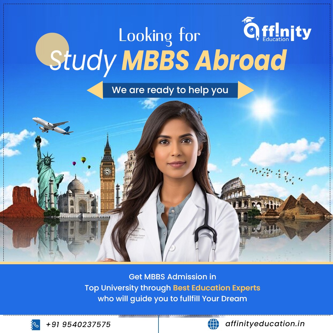🌍✈️ Dreaming of studying MBBS abroad? Look no further! 📚

 #StudyAbroad #MBBSAdmission #DreamBig #EducationExperts #GlobalLearning #FutureDoctors #ExploreWithUs #HigherEducation #DreamChasers #CareerGoals #StudyGoals #affinityeducation