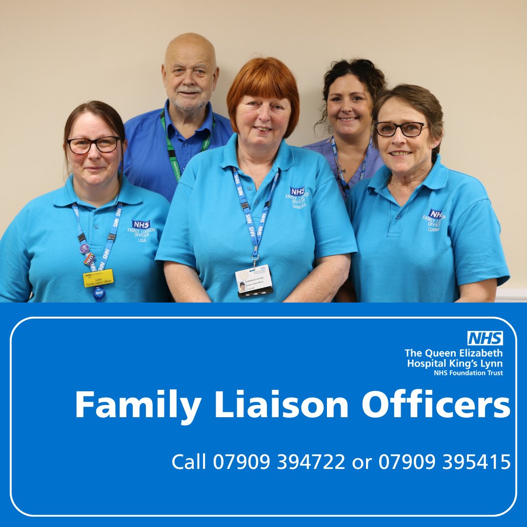 Our Family Liaison Officers (FLO's) are here to help keep loved ones and friends in contact with our patients if you haven't had an update or need help getting in touch. Call the team on 07909 395415 or 07909 394722, 8am - 7pm and they'll be more than happy to help.
