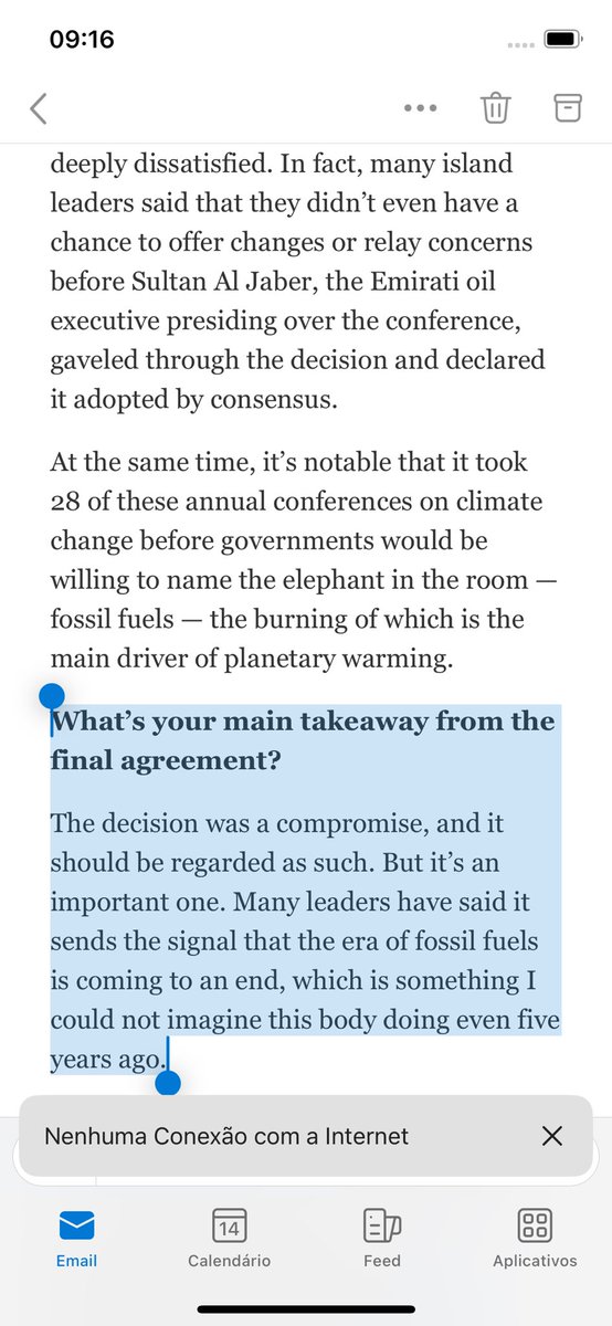 BiggartTom's tweet photo. While not a perfect #ClimateDeal by any stretch, this is the #best we have had yet - and it came in a state that is in existence due to #petrochemicalmoney… I ❤️ it when the irony is positive #Cop28 https://t.co/3f3ciOJQrQ
