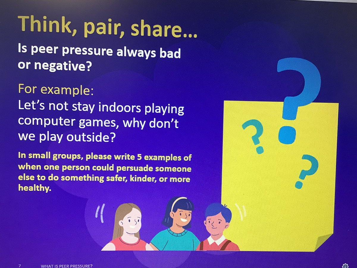 Some great discussions taking place this morning around Peer Pressure in 6 Elm @WYP_PolEd <a href="/TeamPastoral/">Orchard Pastoral Team</a> <a href="/OrchardPrimaryA/">Orchard Primary</a>