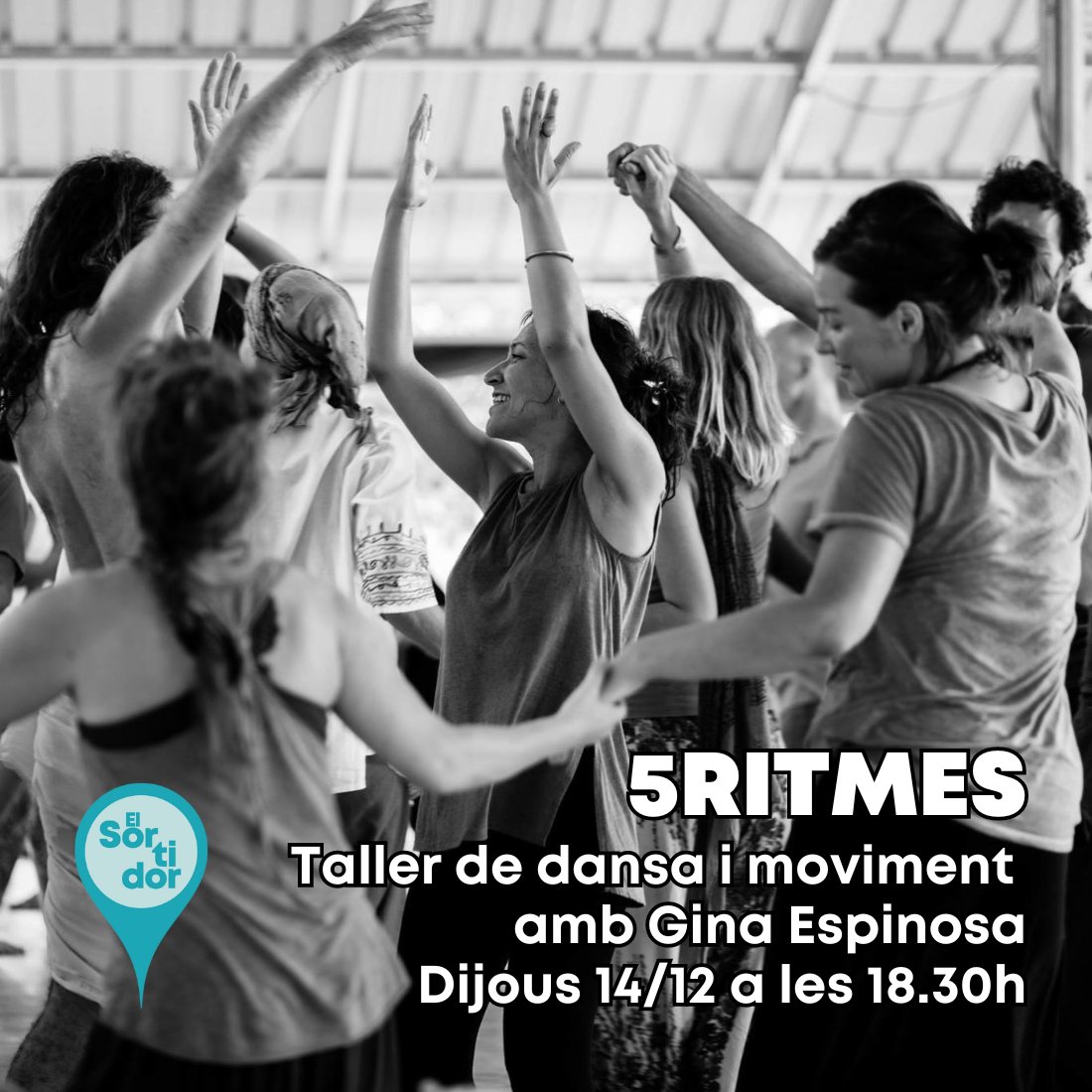 CCElSortidor's tweet photo. 💃 #5Rhythms és una filosofia i una pràctica de creixement personal basada en el moviment lliure. En el taller d'aquesta tarda amb Gina Espinosa, transformarem el malestar en art, l’art en consciència i la consciència en acció. Últimes places!: https://t.co/I58njfMTMI 📲 https://t.co/fUc6hrpwyL