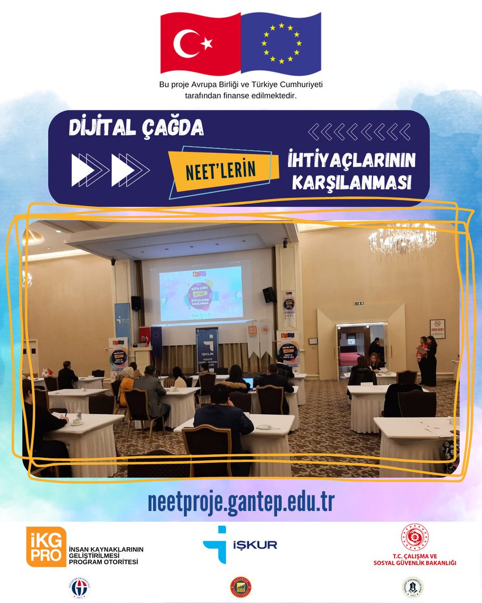 neet_gaun's tweet photo. Ne Eğitimde Ne İstihdamda Olan Gençlere Yönelik İşgücü Piyasası Destek Programı

“Dijital çağda NEET’lerin İhtiyaçlarının Karşılanması (Meeting with NEETS’ Need in Digital Era)” isimli projemizin  I. İşletme-Kursiyer Buluşması

#neetpro
#neetproumutverecek
#gaziantep https://t.co/aHarbcOMjm