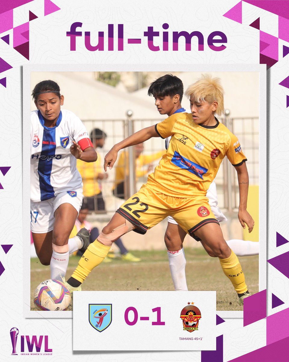 .@GokulamKeralaFC hold onto their first-half lead to claim their first victory of the season 💪 #HFCGKFC ⚔️ #IWL 🏆 #ShePower 👧 #IndianFootball ⚽