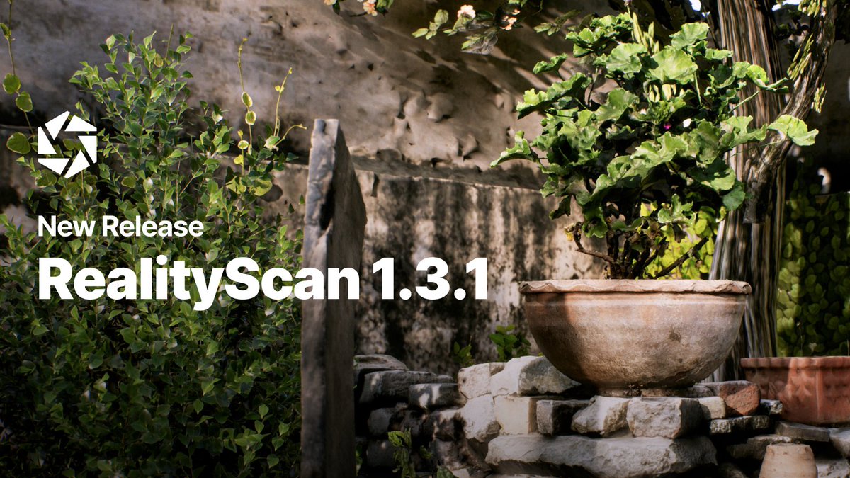 Attention 📣 We've just rolled out RealityScan 1.3.1 update featuring bug fixes to enhance your experience!

See what's new at - forums.unrealengine.com/t/realityscan-…

Download RealityScan 1.3.1: unrealengine.com/realityscan