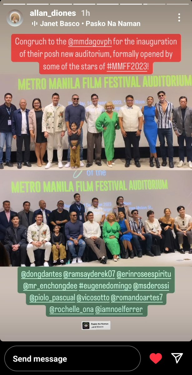 The stars of MMFF 2023 at the inagurations of the MMFF auditorium
#ALDENRichards 
#FamilyOfTwo

📸allan diones