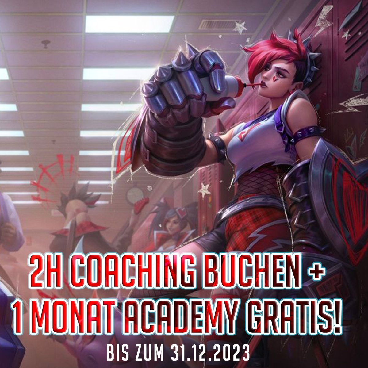 playersHUB_'s tweet photo. AB SOFORT bekommt ihr für jedes Coaching, das mindestens 2h geht, die PlayersHUB Academy für einen Monat gratis! 🥳
‼️ Die Aktion läuft bis zu 31.12.2023 ‼
#leagueoflegends #league #lol #lolcoach #lolchoaching #leaguecoach
#leaguecoaching #coach https://t.co/jtzFhRGWSJ