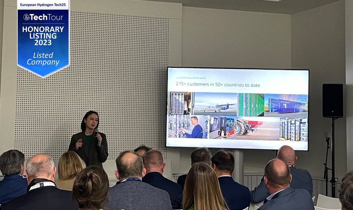 Enapter's tweet image. We’re on the European Hydrogen #Tech25 list! 🎉

This list showcases those H2 tech companies expected to have the biggest growth in revenues, further investment &amp;amp; impact on the energy market.

A big thank you to the whole team and all our partners &amp;amp; customers!

(1/2)🔽