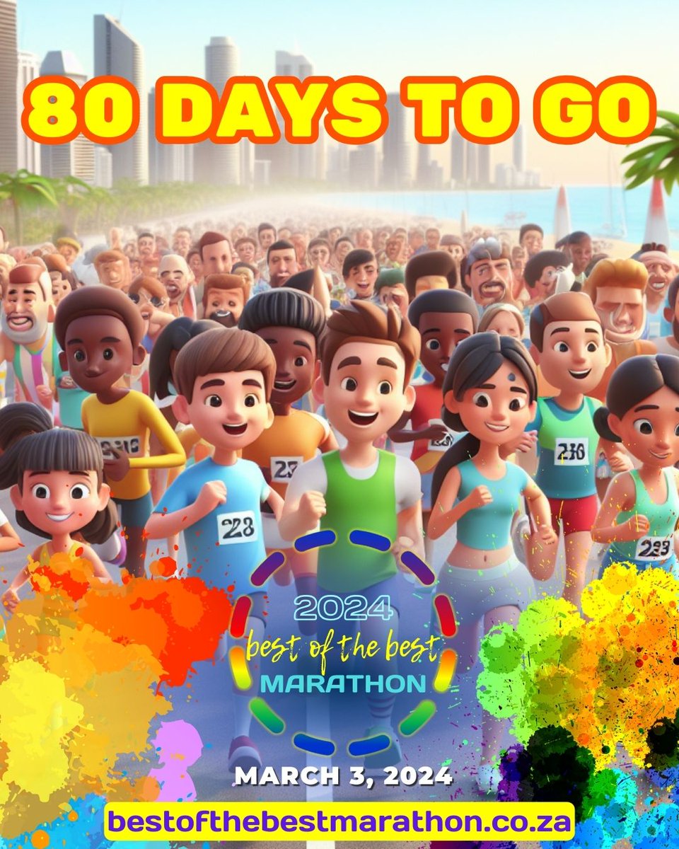 BOTB_marathon's tweet photo. 80 Days to go...
Click to REGISTER > https://t.co/IJBgPOqzOU https://t.co/GkQRSEboSC