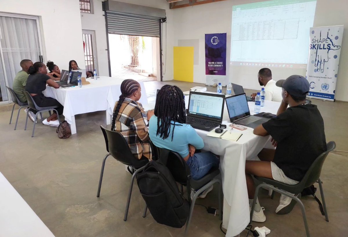 Raldo16's tweet photo. SHAPESKILLS IV: ICT 🔊 

On the 2nd of December, our external facilitator, Lenis Heita, concluded the cohort with an intermediate and advanced Microsoft Excel workshop. The importance of Excel proficiency in the professional world can not be overstated. https://t.co/RbMPVUmKSI