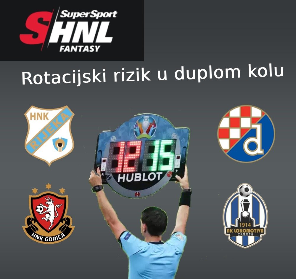 SuperSport HNL: Rijeka – Gorica, početne postave